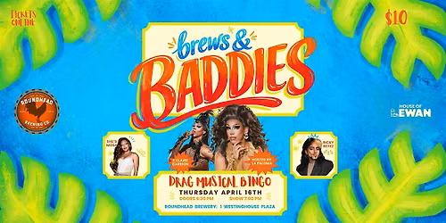 Brews & Baddies: Drag Musical Bingo at Roundhead Brewing Company