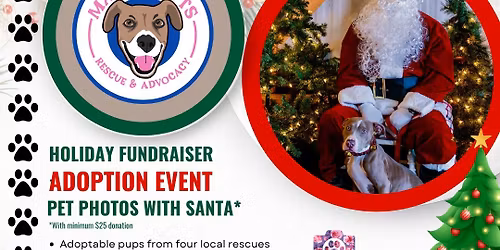 Holiday Celebration, Adoptions & Pet Photos with Santa!