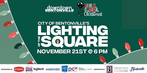 City of Bentonville's Lighting of the Square
