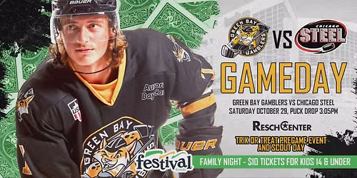 Green Bay Gamblers at Chicago Steel at USG Arena