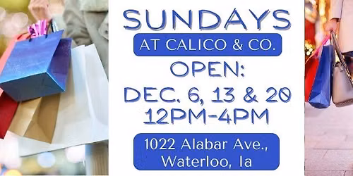 \ud83c\udf84Special Sunday Holiday Hours