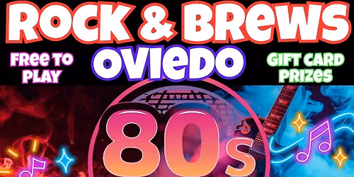 80's Music Bingo @ Rock & Brews - Oviedo