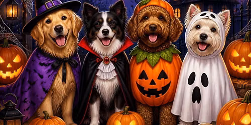 Witches, wizards and wagging tails
