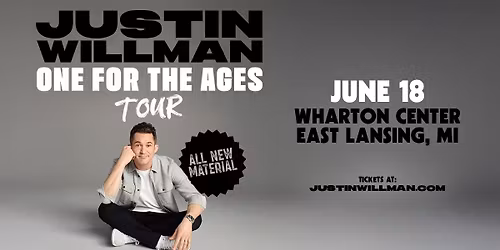 Justin Willman: One For the Ages Tour