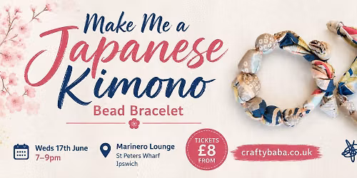 Make Me a Japanese Kimono Bead Bracelet 