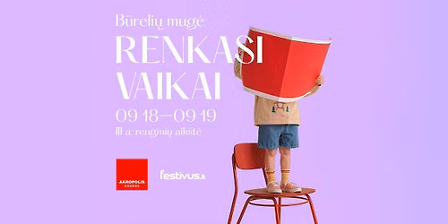 Renkasi vaikai \u2013 b\u016breli\u0173 mug\u0117