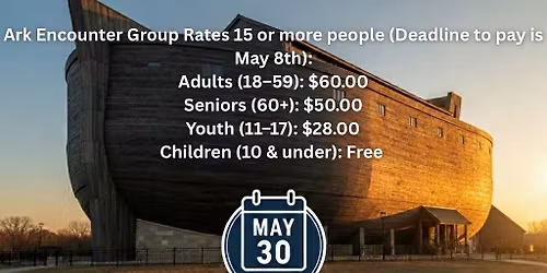 Church Trip to Ark Encounter 