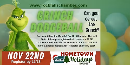 Grinch Dodgeball- Hometown Holidays