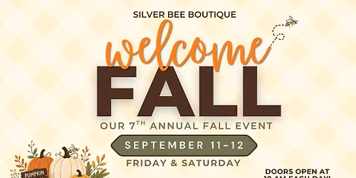 7th Annual Welcome Fall Event