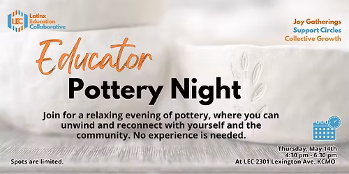 Educator Pottery Night
