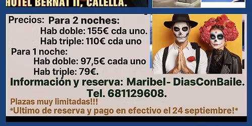 Finde de Baile y Halloween en Calella 