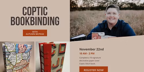 Coptic Bookbinding with Autumn McPeak