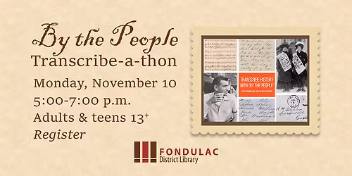 By the People Transcribe-a-thon
