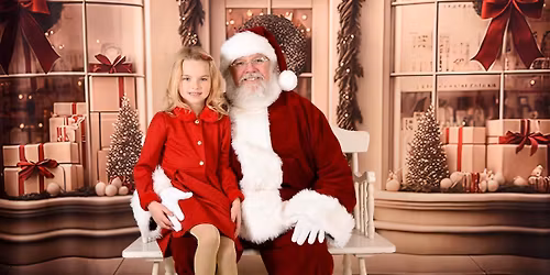 Santa at sips and sprinkles 