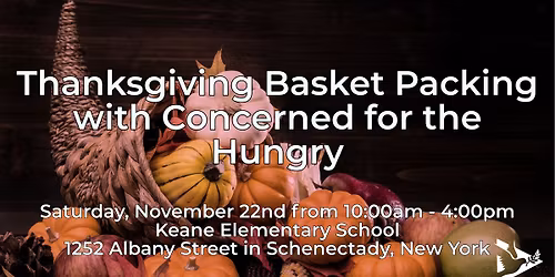 Thanksgiving Basket Packing with Concerned for the Hungry