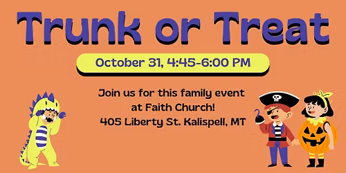 Trunk or Treat at Faith Church