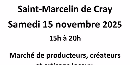 March\u00e9 d'hiver des producteurs, cr\u00e9ateurs et artisans locaux 