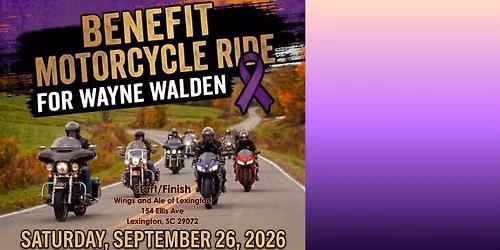 Benefit Ride for Wayne Walden