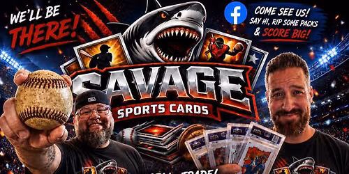 SAVAGE SPORTS CARDS @ TULSA CARD SHOW