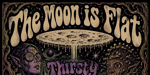 The Moon Is Flat \/\/ Thirsty For Space \/\/ Doss Collective - Laser show by Donovan Lighting