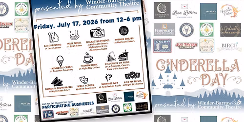 Cinderella Day in Downtown Winder!