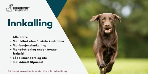 Innkalling - helg (ledige plasser)
