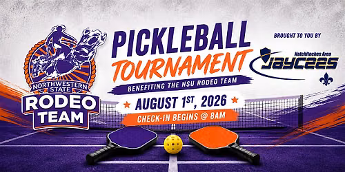 Benefit Pickleball Tournament for NSU Rodeo Team (by Natchitoches Jaycees)