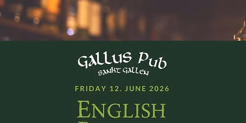 ENGLISH Pub Quiz @ Gallus Pub!
