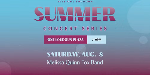 Summer Concert Series - Melissa Quinn Fox Band