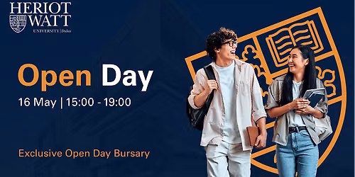 Heriot-Watt University Dubai, May 16 Open Day 2026