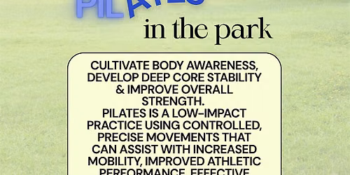fitness fridays: cafe meet-up + pilates in the park
