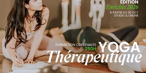 Formation Yoga Th\u00e9rapeutique [250H]