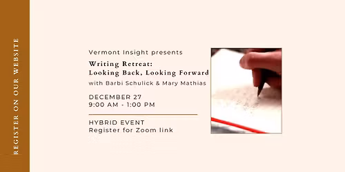 Annual Writing Retreat: Looking Back, Looking Forward