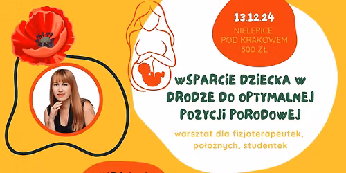 Workshop:  Wsparcie Dziecka w Drodze do Optymalnej Pozycji Porodowej