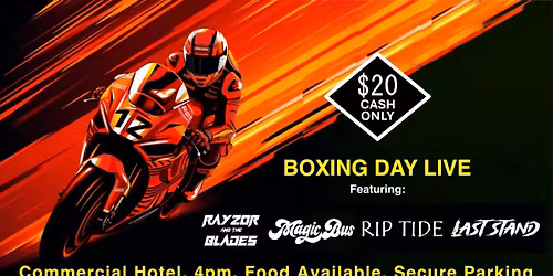 BOXING DAY LIVE @ THE COMM 2025