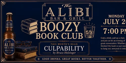 Boozy BookClub at The Alibi