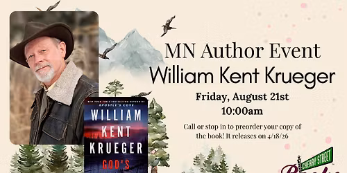 MN Author Event: William Kent Krueger
