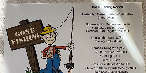 Moline Conservation Kids Fishing Rodeo