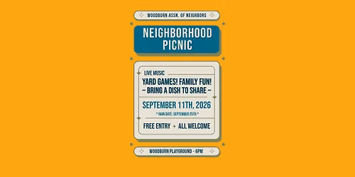 Woodburn Neighborhood Picnic 2026