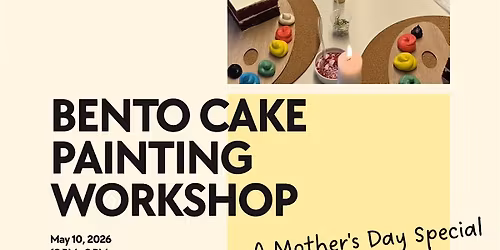 DIY Bento cake painting workshop