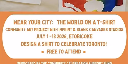 Wear Your City: A World on a T-Shirt (July 18th, 2026)