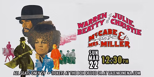 McCabe & Mrs. Miller 55th Anniversary at Salem Cinema
