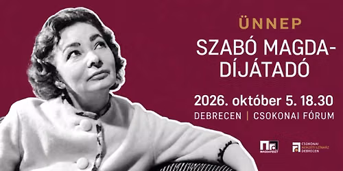 Szab\u00f3 Magda-d\u00edj\u00e1tad\u00f3 g\u00e1la I MagdaFeszt