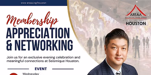 AREAA Houston Membership Appreciation & Networking Night
