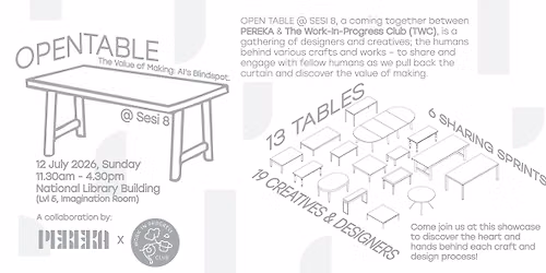 OPEN TABLE @ Sesi 8