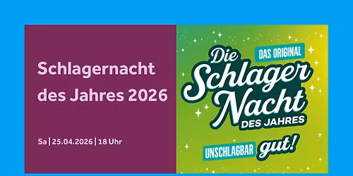 Schlagernacht des Jahres 2026 | Barclays Arena Hamburg
