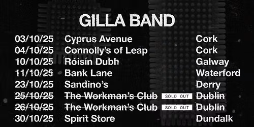 Gilla Band at Valley Bar