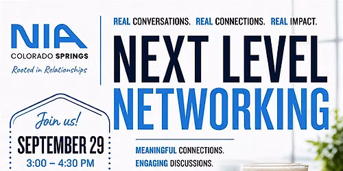 Next Level Networking- by NIA Colorado Springs