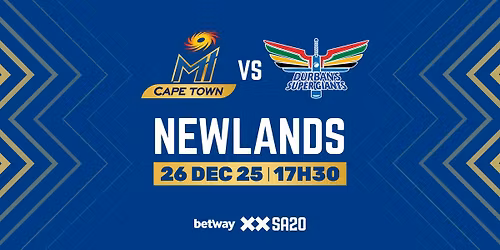MI Cape Town vs Durban's Super Giants 