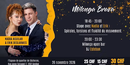 Milonga Brava - Nadia Aguilar & Erik Deslarmes
